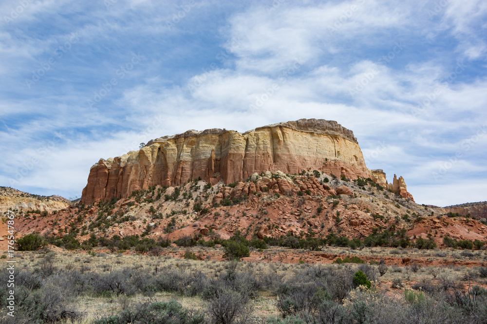 Obraz premium Red Rock Mesas w Nowym Meksyku