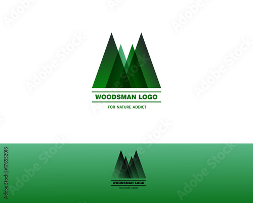 Woodsman green logo