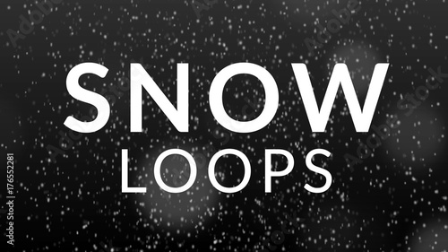 Looping Snow Backgrounds Pack 1