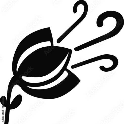 Flower in Wind - Fresh Air Scent Symbol