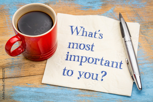 What is important to you?