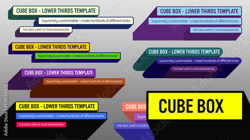 Cube Box Lower Thirds