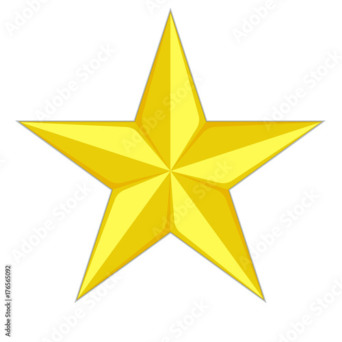 Golden Star illustration
