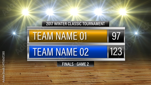 Large Scoreboard Title