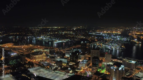 Wallpaper Mural Aerial Virginia Norfolk July 2017 Night 4K Inspire 2 Torontodigital.ca