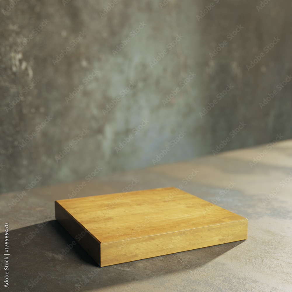 Wooden plank, advert concept Wooden plank, advert concept