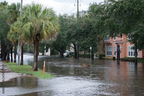 Flooded Riverside Avenue After Irma