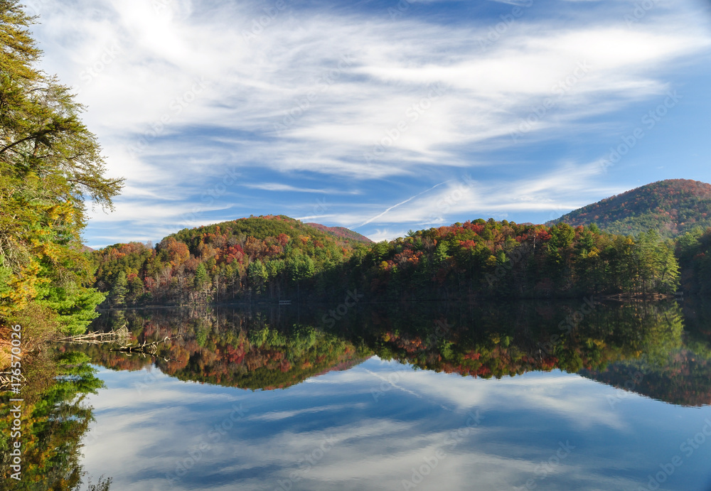 Mountain Lake in the Fall