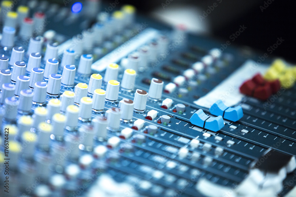 Deejay live music mixing desk Deejay live music mixing desk
