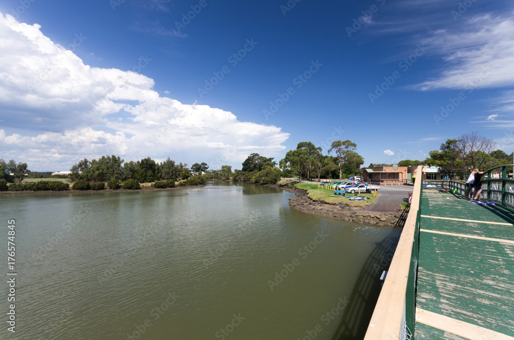 Fototapeta premium Pedestrian bridge tooradin