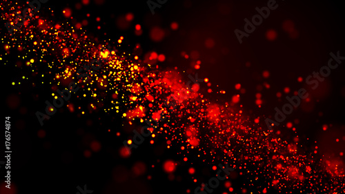 abstract background of particles. dots, bloody dust