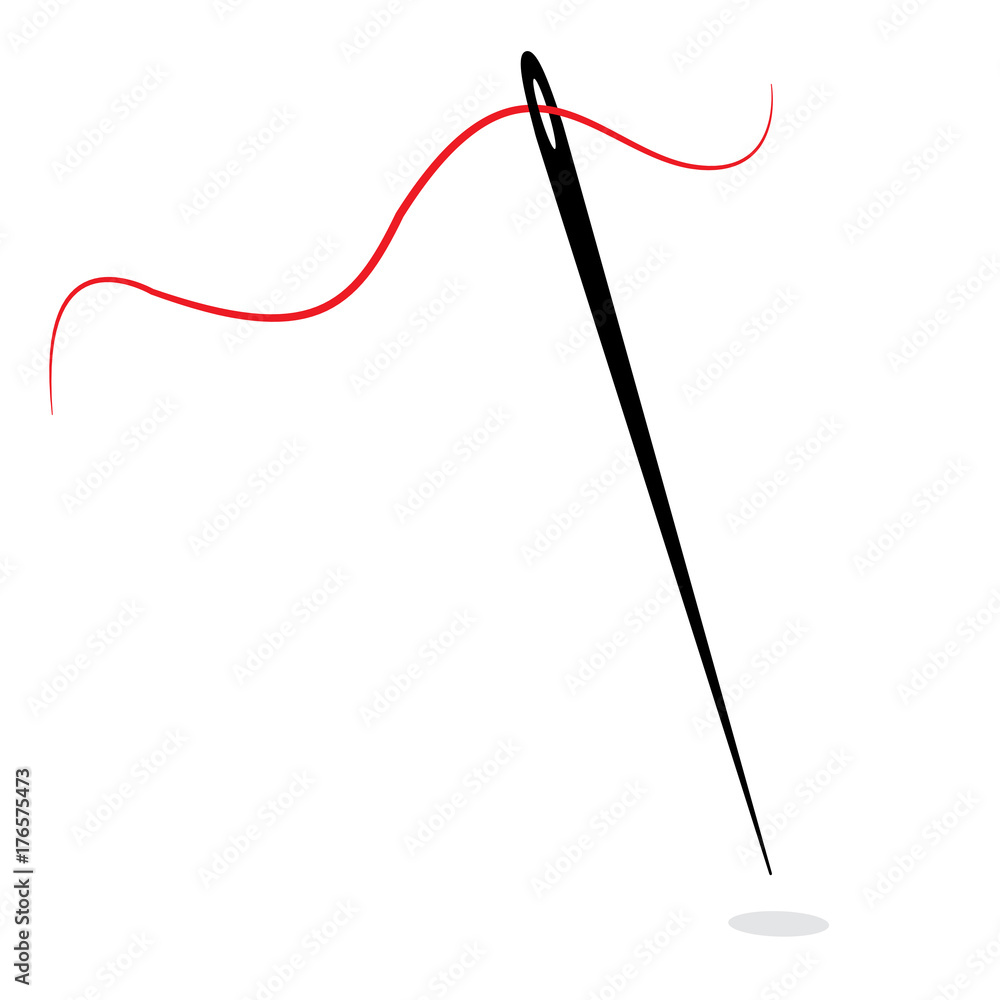 Sewing Needle Vector