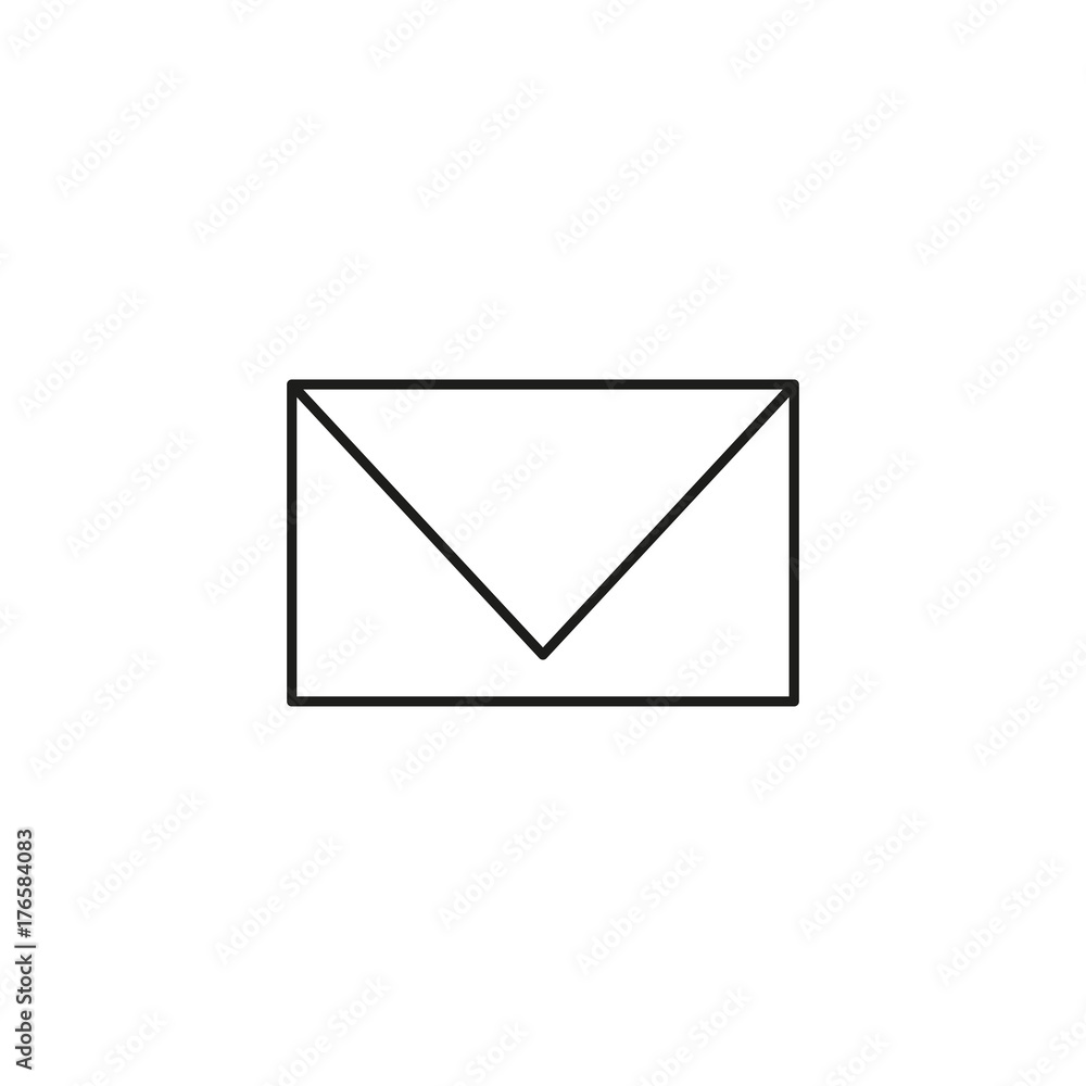 simple mail line icon simple mail line icon