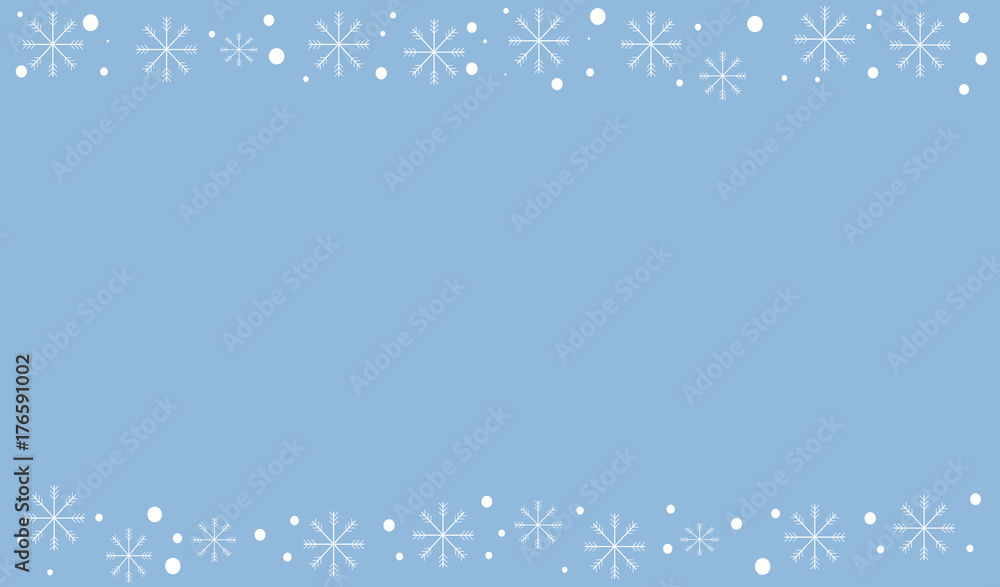 Fototapeta premium Snowflake background