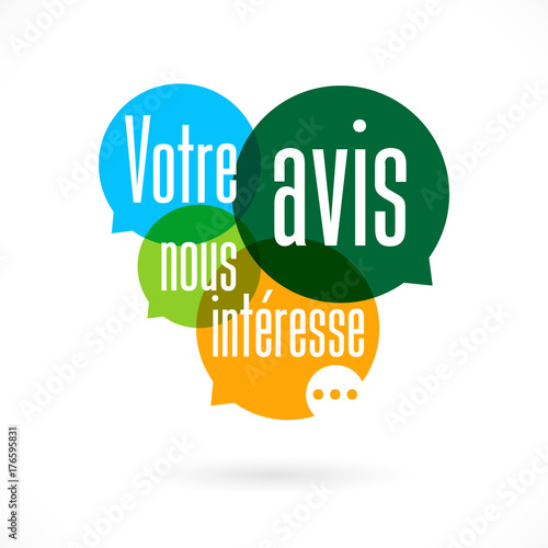Votre avis nous intéresse - bulles