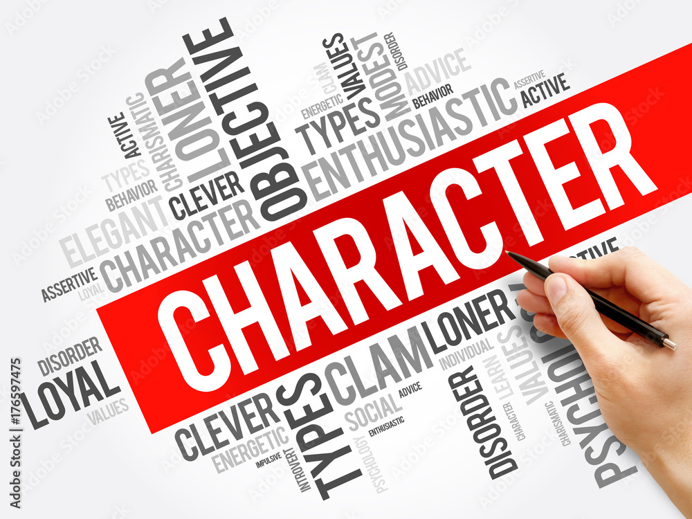 CHARACTER word cloud collage , social concept background CHARACTER word cloud collage , social concept background