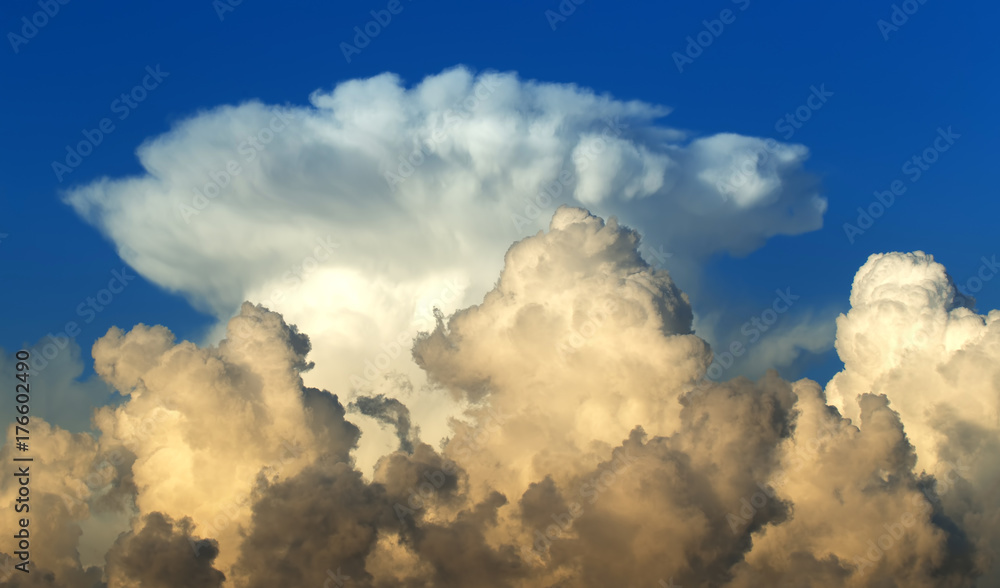 Cumulonimbus cloud over blue sky Cumulonimbus cloud over blue sky