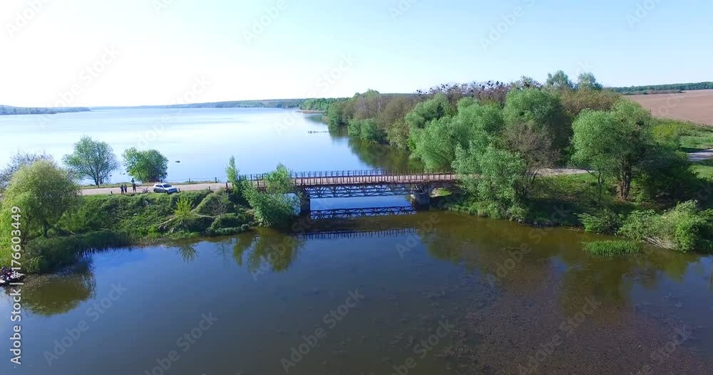 View of river landscape View of river landscape