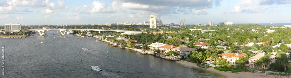 Port area of Fort Lauderdale, Florida