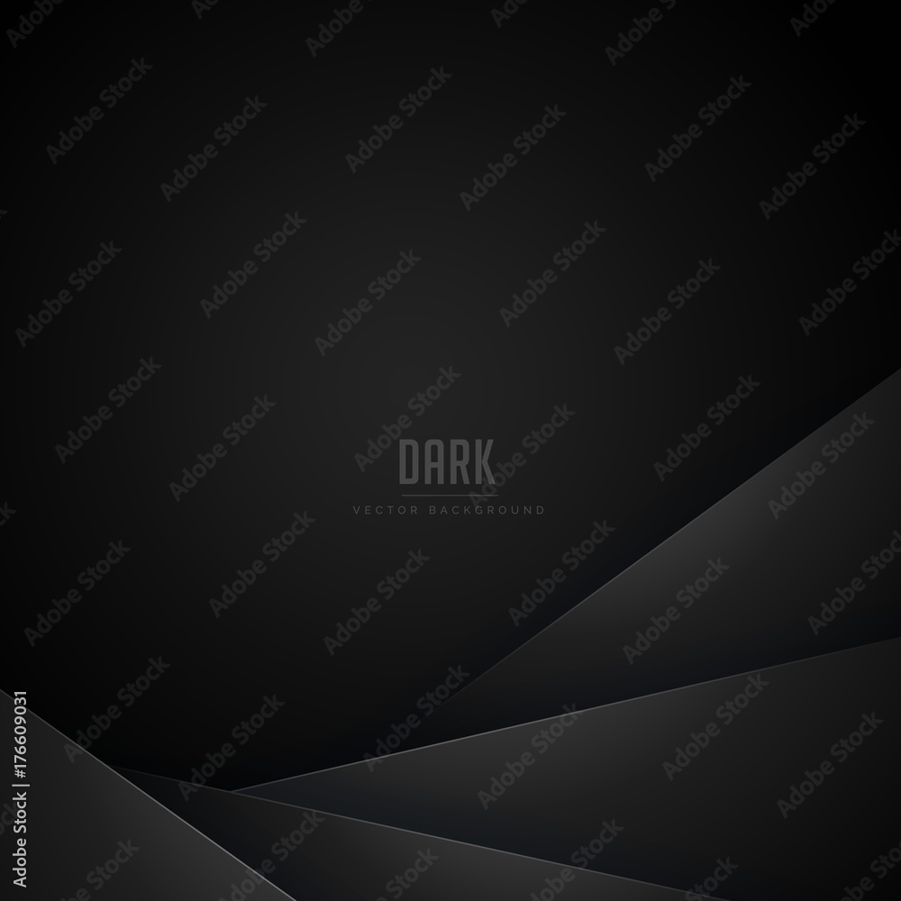 Fototapeta premium abstract geometric black background design