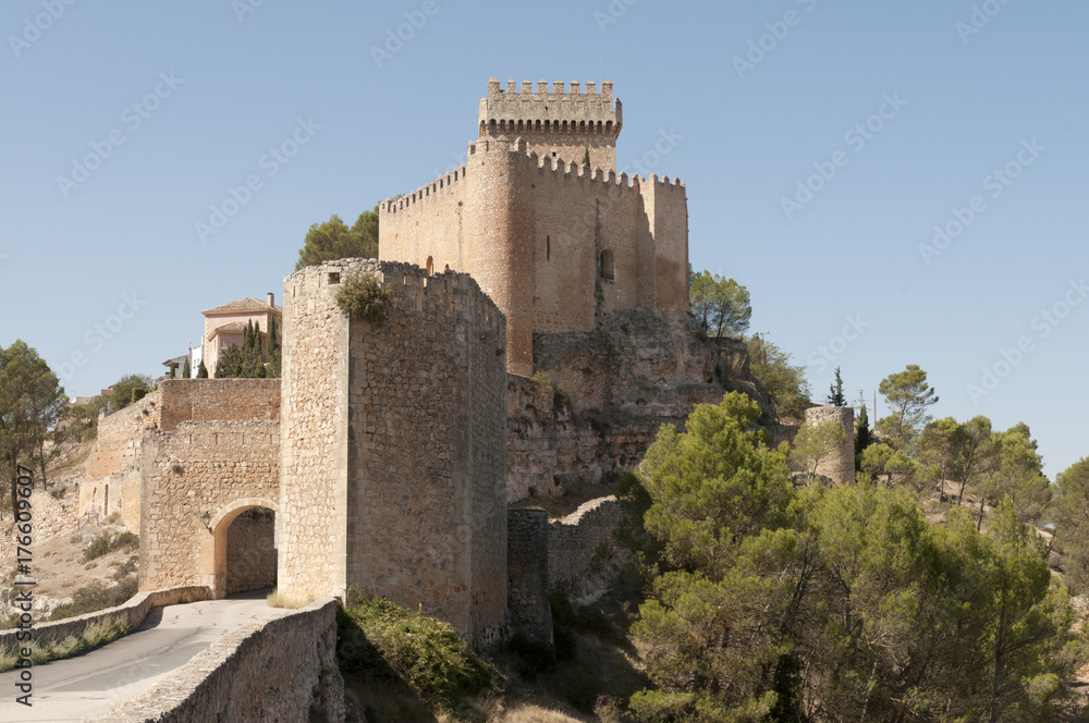 Castle of Alarcon in Cuenca, Castilla la Mancha, Spain