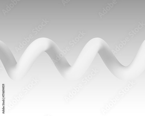 Spiral color white on the gray background. Vector illustration