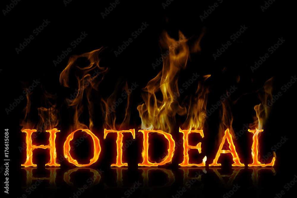 Hot deal lettering english Hot deal lettering english