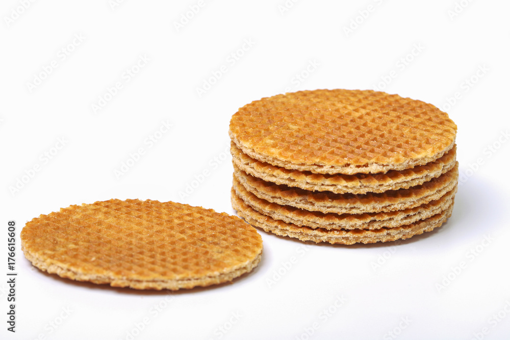 Dutch waffles in stack Dutch waffles in stack