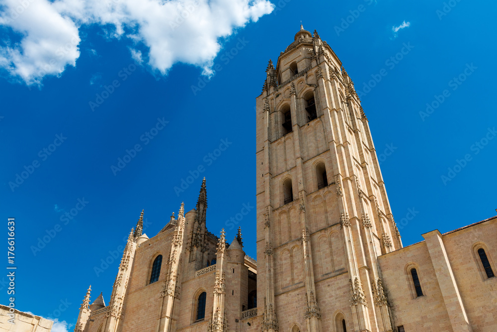 Tower of the Cathedral of Segovia, Spain