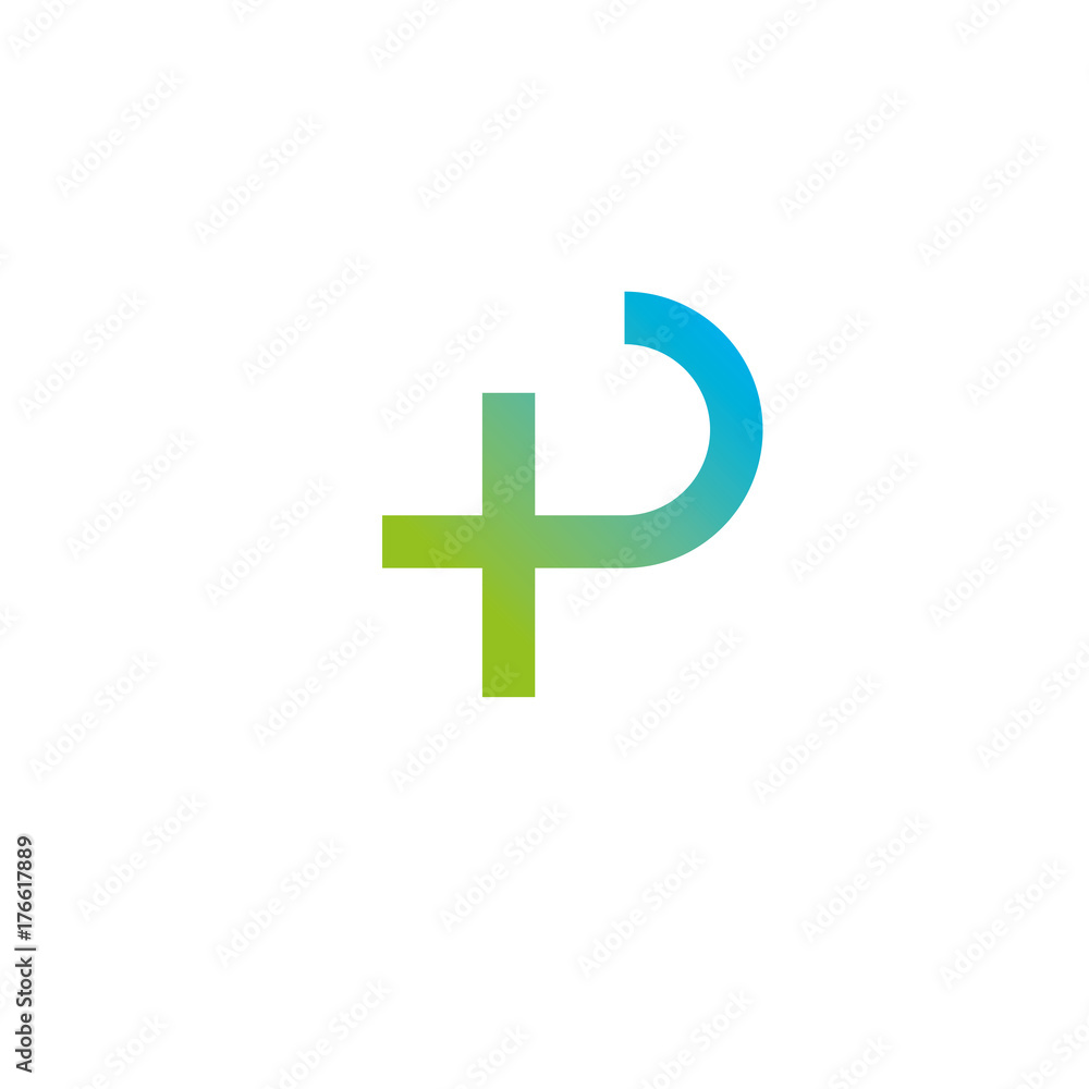 Letter P logo icon design template elements Letter P logo icon design template elements