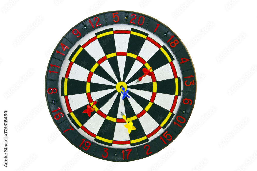 Dartboard isolated Dartboard isolated