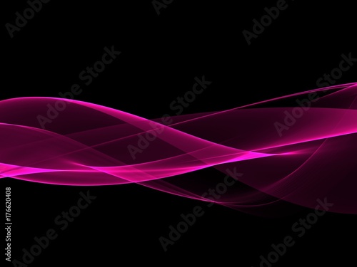  Abstract soft pink wave design element 