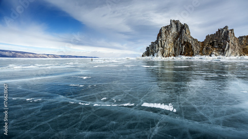 Bild auf Leinwand Lake Baikal in winter