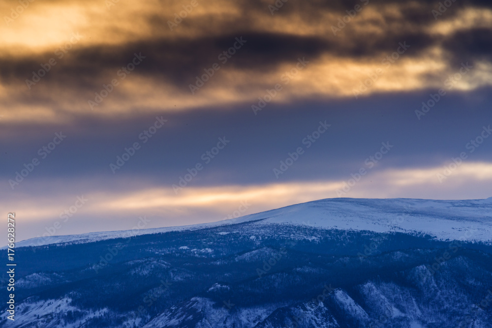 Lake Baikal in winter