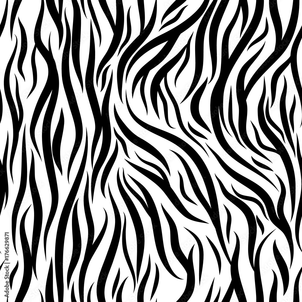 wild seamless zebra pattern