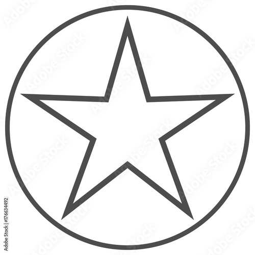 Isolated yellow star icon  ranking mark