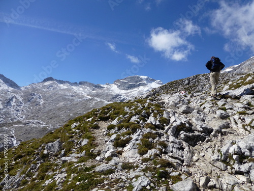 Karstlandschaft on the way to the highest mountain of Germany, the Zugspitze 3 photo