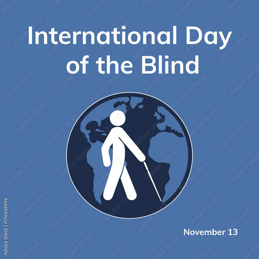 Blind people day Stock Vector Adobe Stock