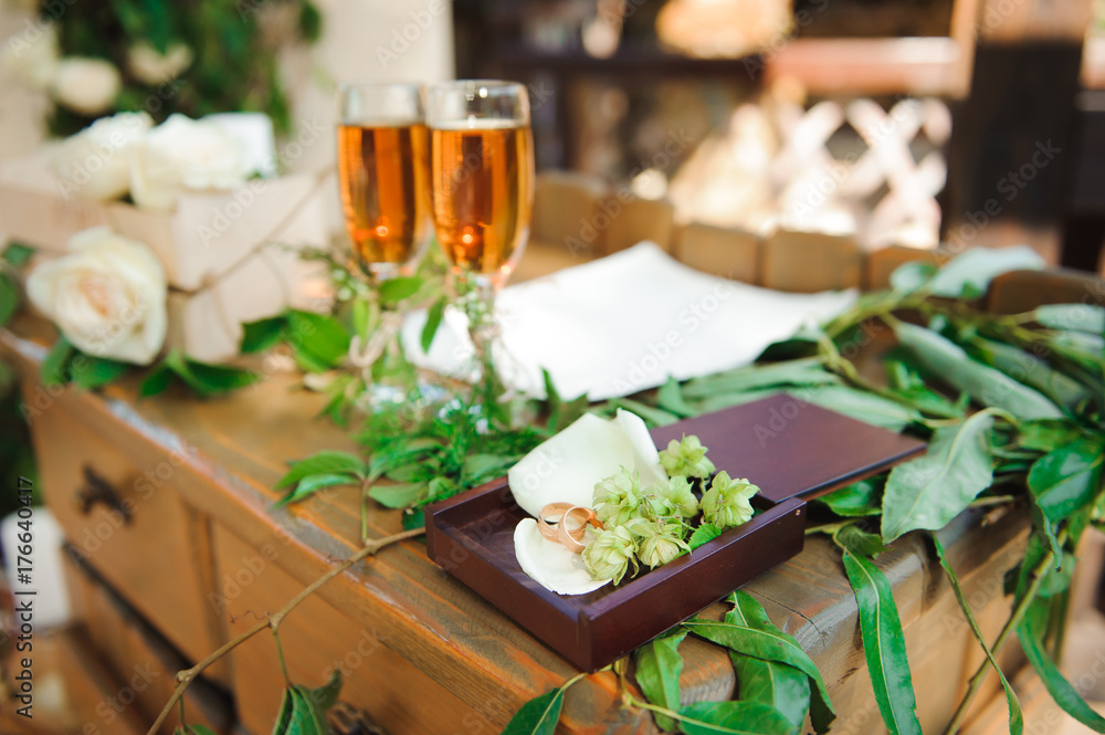 Wedding details - wedding rings