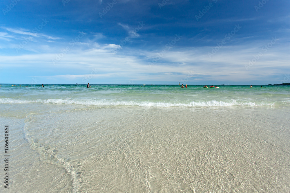 Empty sea and beach background with copy space ,Samed island ,Rayong, Thailand Empty sea and beach background with copy space ,Samed island ,Rayong, Thailand