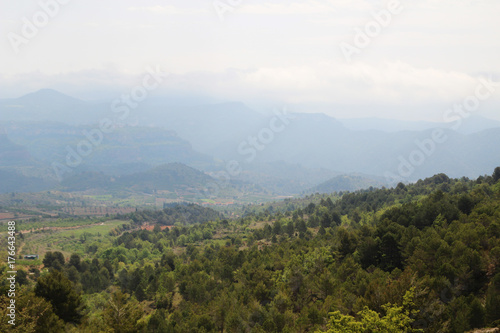 A mountain terrain of Siurana in Priorat, Spa