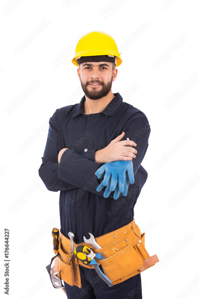 Smiling worker Smiling worker