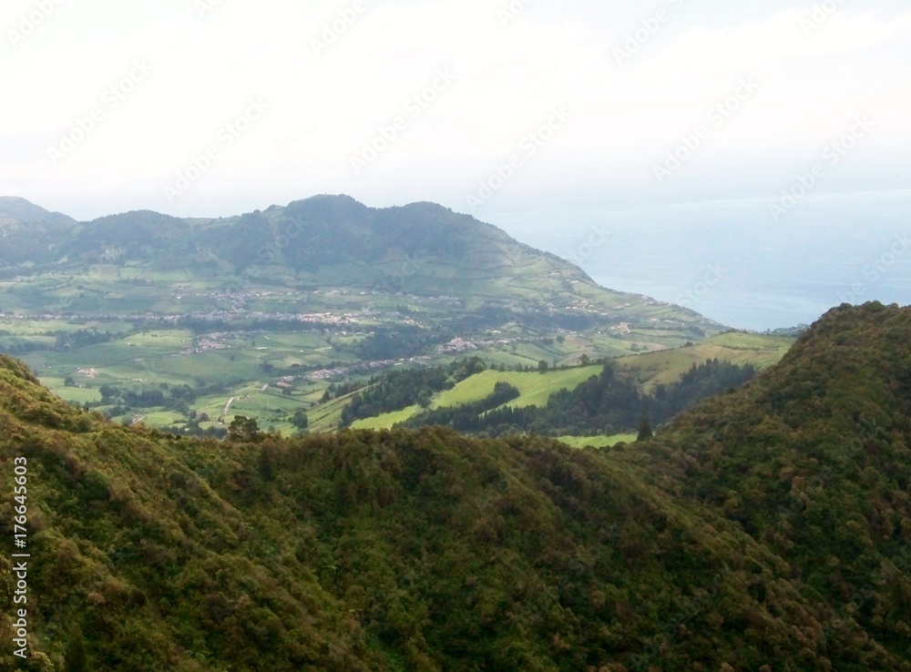 Paisagem das Furnas, São Miguel, Açores, Portugal
