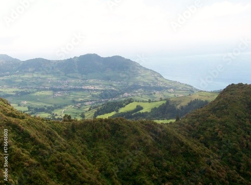 Paisagem das Furnas, São Miguel, Açores, Portugal 