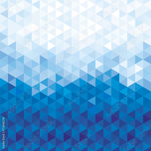 Blue crystal background