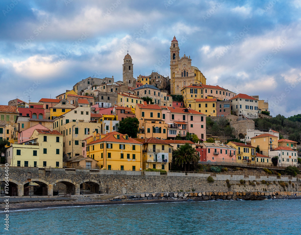 The Ligurian town, Cervo, Italy