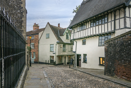 Ancient English Cobbled Street