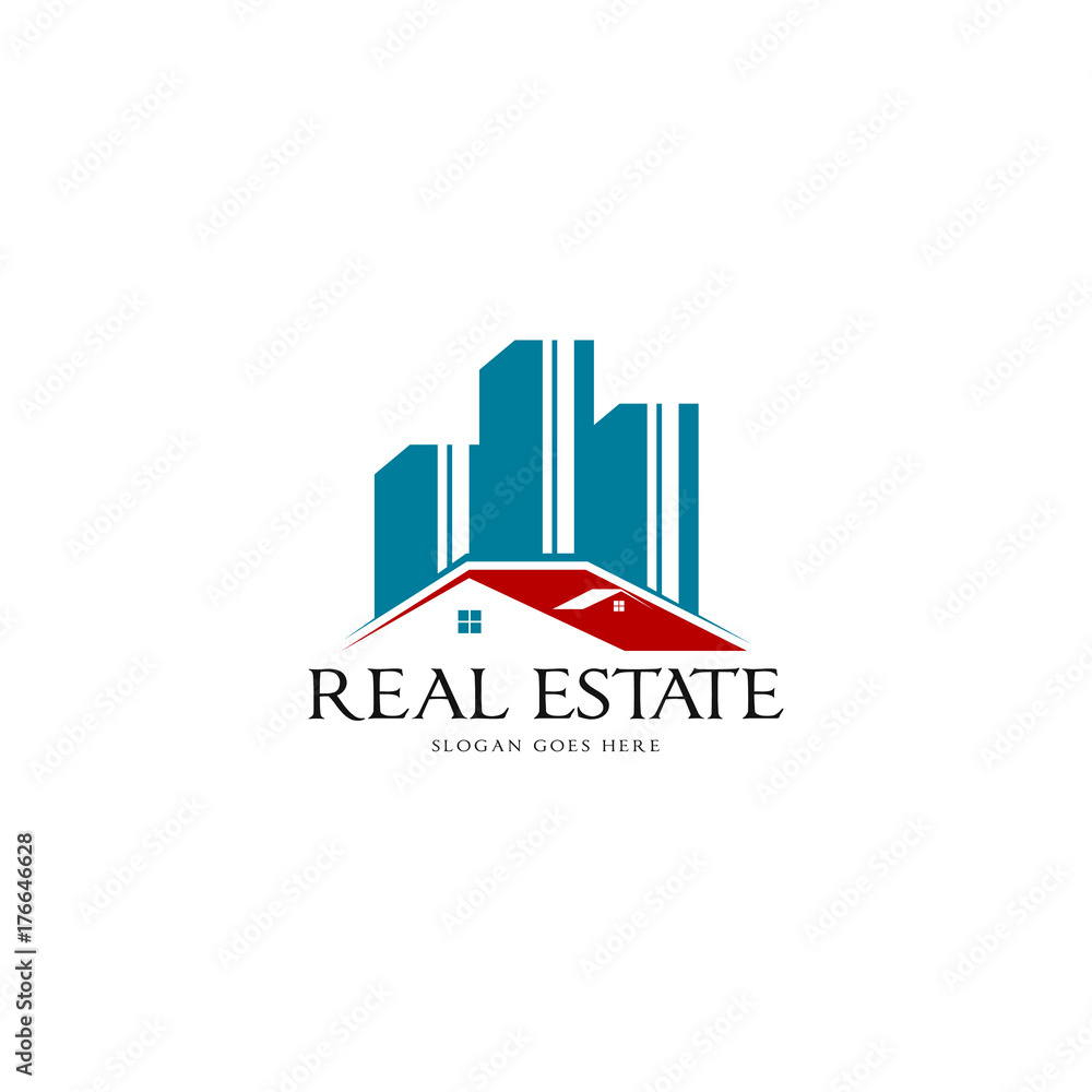 Real Estate Logo Vector Art