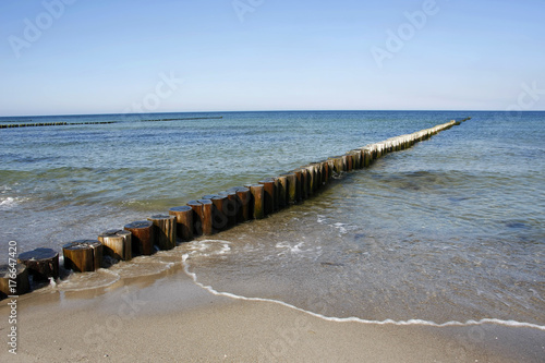 Strand und Fischerei an der Ostsee