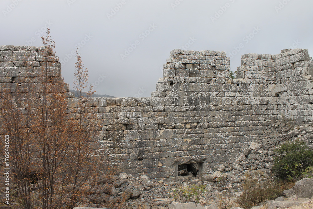 Termessos ruins an ancient city in the historical area of Pisidia